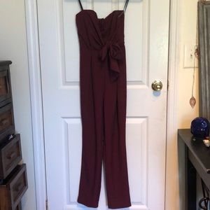 Maroon Jumpsuit